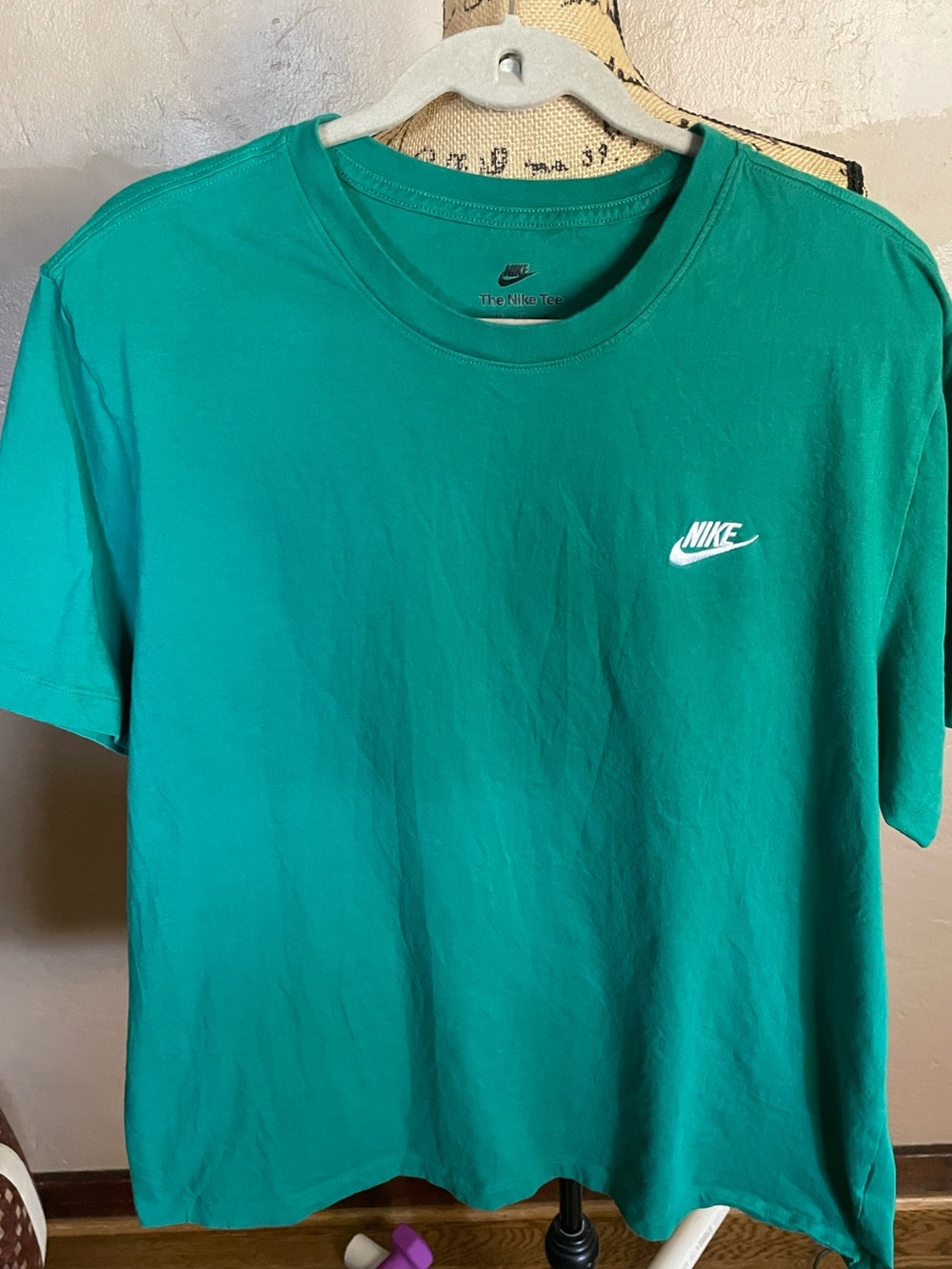 Nike Green Crewneck 'The Nike Tee'